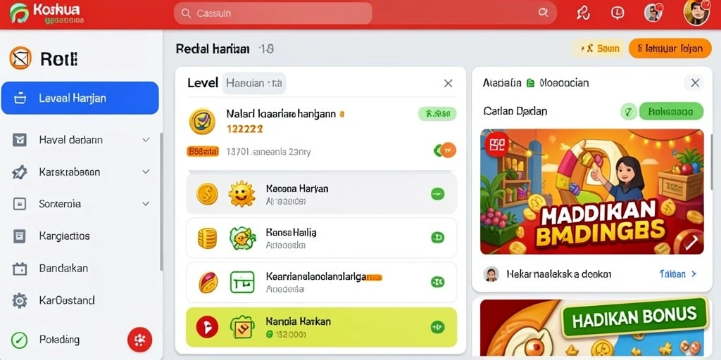 Tampilan antarmuka yang menarik dan mudah digunakan.