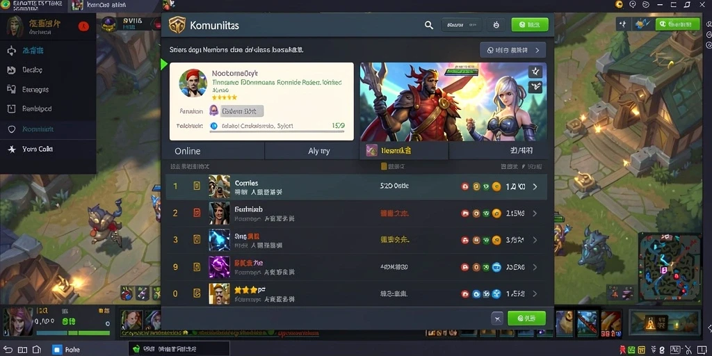 Tampilan menu utama yang menarik dan mudah dinavigasi.