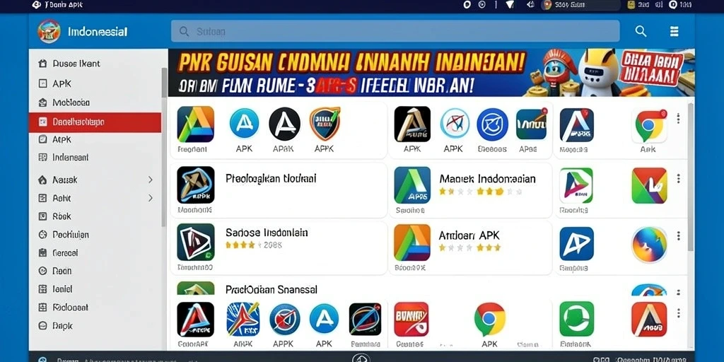 Menampilkan berbagai simbol bertema laut yang menarik.