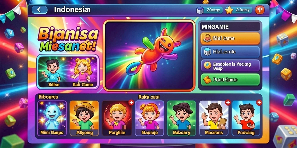 Screenshot menunjukkan tampilan menu utama yang intuitif.