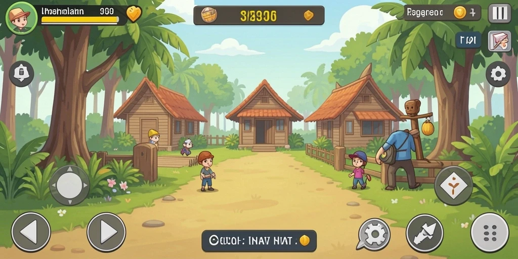 Tampilan awal game dengan grafis yang memukau.