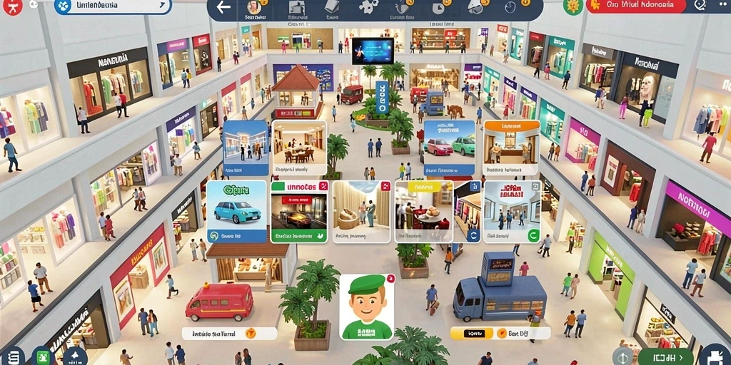 Tampilan menu utama yang menarik dan mudah digunakan.
