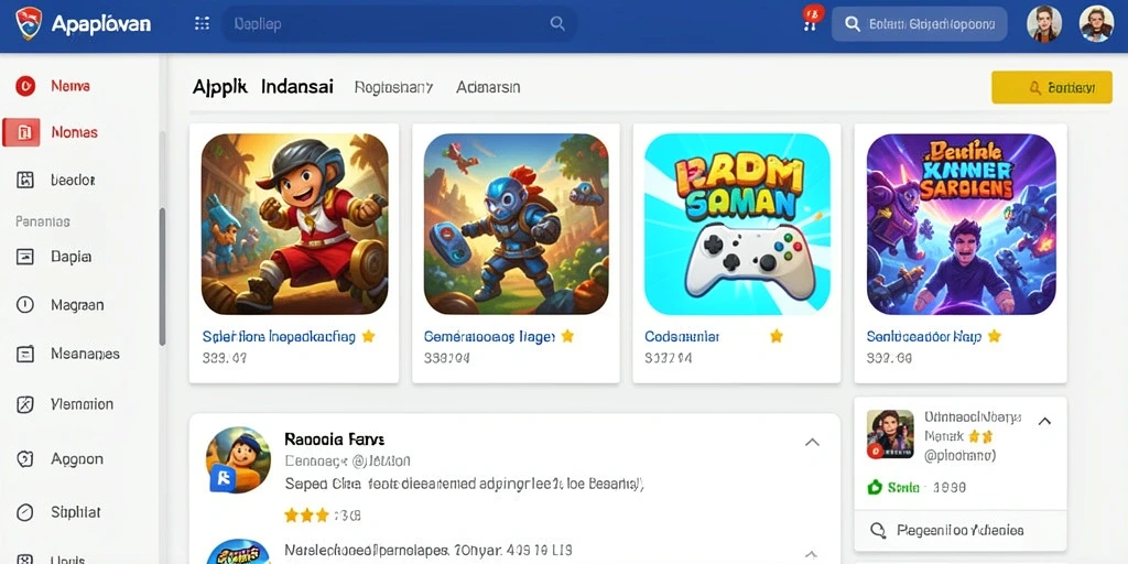 Tampilan karakter yang menarik dan unik.