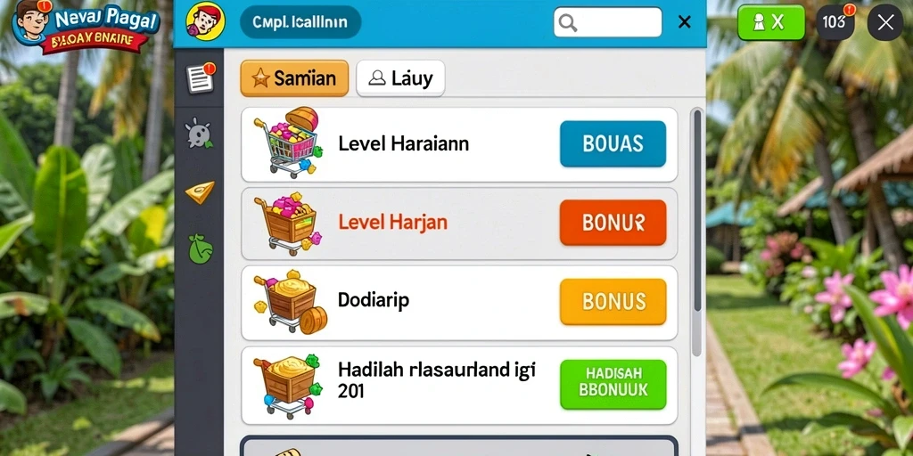 Tampilan antarmuka ELANG178 yang menarik dan user-friendly.