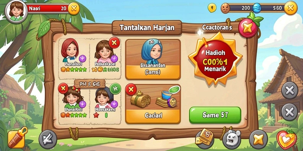 Tampilan grafis yang menawan dan mengesankan.