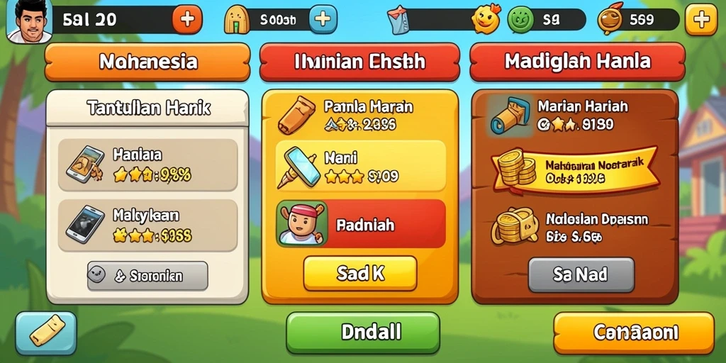 Screenshot 1: Menampilkan tampilan awal yang cerah dan interaktif.