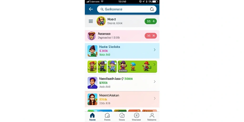 Tampilan fitur karakter baru yang menarik.
